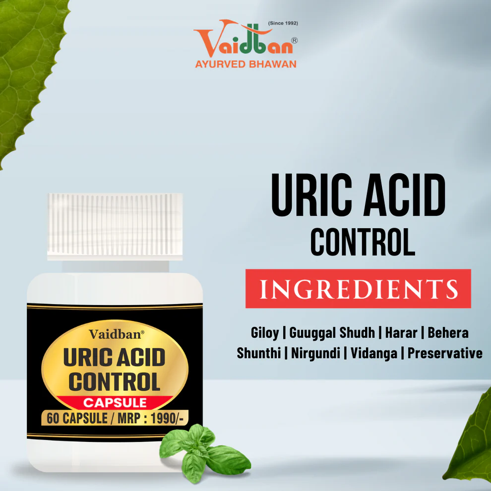 Vaidban Uric Acid Control Capsules